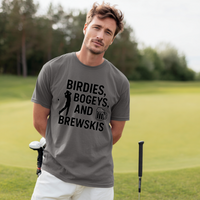 Load image into Gallery viewer, Birdies, Bogies, and Brewskis T-Shirt - Heavyweight Cotton, Classic Fit, Relaxed Style